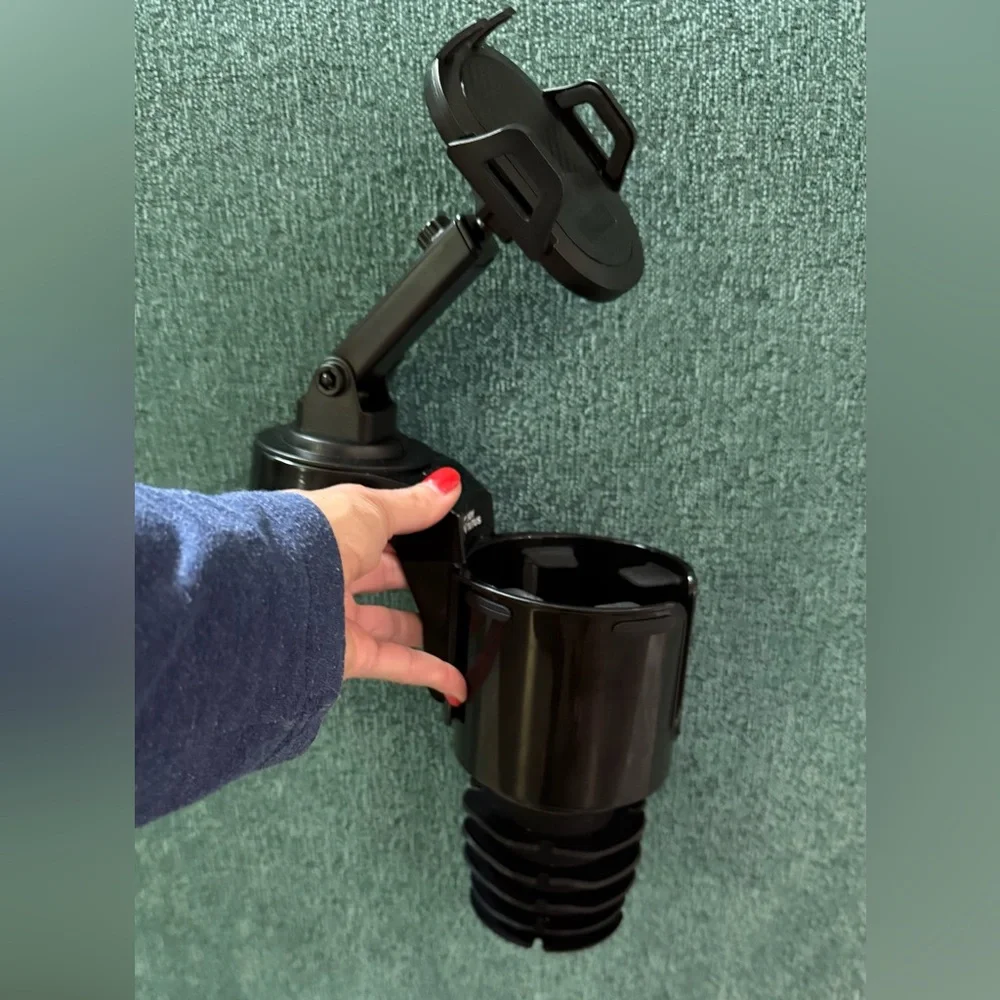 Universal Black Car Cup Phone Holder